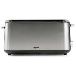 DOMO TOASTER 2 Schlitze für 4 Toasts topinkovač s vestavěnou funkcí ohřívání pečiva