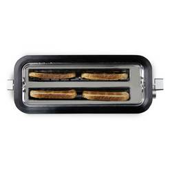 DOMO TOASTER 2 Schlitze für 4 Toasts topinkovač s vestavěnou funkcí ohřívání pečiva