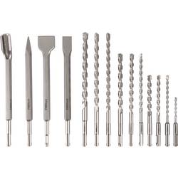 FRITZFURT 3161-3014 sada dutých vrtacích korunek 14dílná 5 mm, 6 mm, 8 mm, 10 mm, 12 mm, 14 mm SDS plus 1 sada