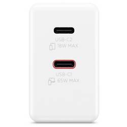 Lenovo G0A6065WEU USB nabíječka, GaN, 2x USB-C®, 45 W, 18 W, bílá
