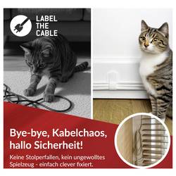 držák na kabely Label the Cable PRO 3120 bílá