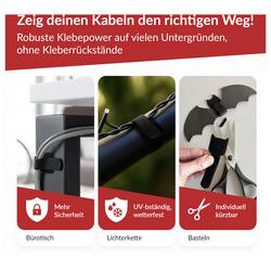 držák na kabely Label the Cable PRO 3110 černá