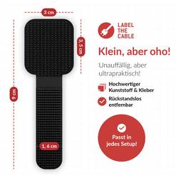 držák na kabely Label the Cable PRO 3110 černá