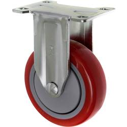 TOOLCRAFT TO-5137959 Pevné kolečko s konstrukční deskou, 100 mm, polyuretan nosnost (max.): 125 kg