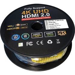 Maxtrack HDMI kabel Zástrčka HDMI-A, Zástrčka HDMI-A 70.00 m černá C 508-70 ML 4K UHD HDMI kabel