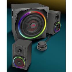 SpeedLink SL-830100-BK 2.1 PC reproduktory Bluetooth®, kabelový, USB 60 W černá