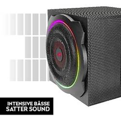 SpeedLink SL-830100-BK 2.1 PC reproduktory Bluetooth®, kabelový, USB 60 W černá