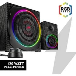 SpeedLink SL-830100-BK 2.1 PC reproduktory Bluetooth®, kabelový, USB 60 W černá