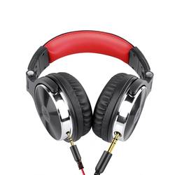OneOdio Pro-10 sluchátka uzavřená (Over Ear) kabelová stereo černá, červená High-Resolution Audio složitelná, otočná sluchátka DJ