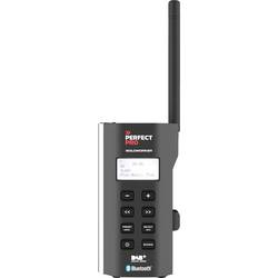 PerfectPro SOLOWORKER SWBT2 odolné rádio, DAB+, FM, AUX, Bluetooth, DAB+, FM, nárazuvzdorné, černá