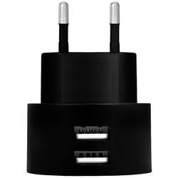 LogiLink Ladegerät USB nabíječka, 2x USB A, 10.5 W, černá