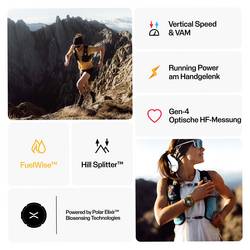 Polar Grit X2 Pro sportovní hodinky černá