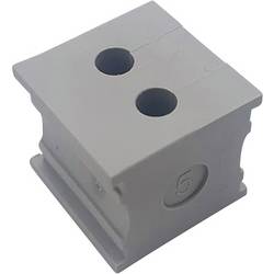 TRU COMPONENTS ELT 2/5 kabelová průchodka s drážkami Průměr svorky (max.) 5 mm elastomer šedá 1 ks