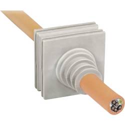 TRU COMPONENTS ELT M1 kabelová průchodka s drážkami Průměr svorky (max.) 12 mm elastomer šedá 1 ks