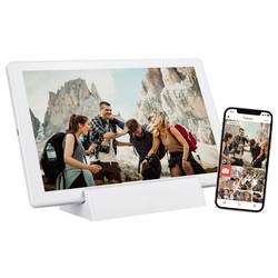 Braun Phototechnik DigiFrame 1011 WiFi mobil digitální fotorámeček 25.7 cm 10.1 palec Energetická třída (EEK2021): C (A - G) 1280 x 800 Pixel 16 GB bílá