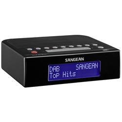 Sangean DCR-89+ A500476 radiobudík, DAB+, FM, AUX, USB, funkce alarmu, černá