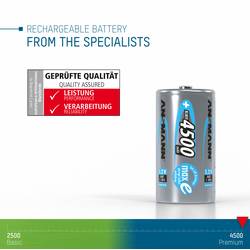 Ansmann maxE HR14 akumulátor malé mono C Ni-MH 4500 mAh 1.2 V 2 ks