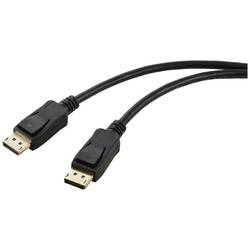 Renkforce DisplayPort kabel Konektor DisplayPort, Konektor DisplayPort 2.00 m černá UHD 8K @ 60 Hz Kabel DisplayPort