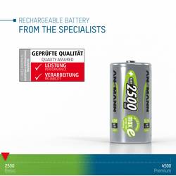 Ansmann maxE HR14 akumulátor malé mono C Ni-MH 2500 mAh 1.2 V 2 ks