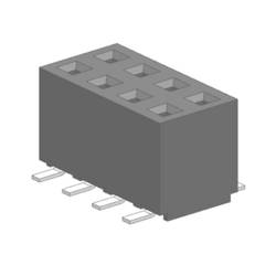 Molex vestavná zásuvková lišta (standardní) 10, rozteč 2 mm, 873401024, 1 ks Tube