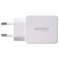 VOLTCRAFT UC-1C1A45W01 USB nabíječka 45 W 1x USB A , 1x USB-C® Rychlé nabíjení, Power Delivery 3.0 bílá GaN