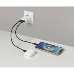 VOLTCRAFT UC-1C1A45W01 USB nabíječka 45 W 1x USB A , 1x USB-C® Rychlé nabíjení, Power Delivery 3.0 bílá GaN