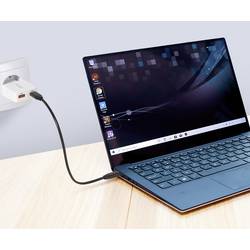 VOLTCRAFT UC-1C1A45W01 USB nabíječka 45 W 1x USB A , 1x USB-C® Rychlé nabíjení, Power Delivery 3.0 bílá GaN