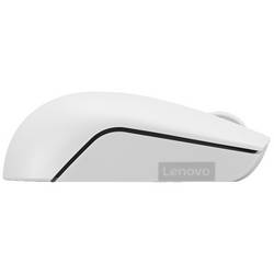Lenovo 300 Wireless Compact optická myš, přenos bezdrátový, 3 tlačítko, 1000 dpi, světle šedá