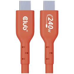 club3D Kabel USB-C USB 2.0 USB-C ® zástrčka 3.00 m oranžová CAC-1513