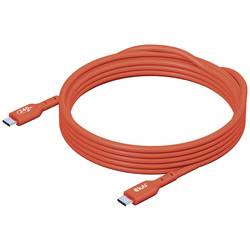 club3D Kabel USB-C USB 2.0 USB-C ® zástrčka 3.00 m oranžová CAC-1513