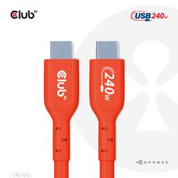 club3D Kabel USB-C USB 2.0 USB-C ® zástrčka 3.00 m oranžová CAC-1513