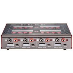 Reely V-Charge 240 Quadro modelářská multifunkční nabíječka, 12 V, 230 V, 12 A, Li-Pol, Li-Ion, LiFePO , LiHV , NiCd, NiMH, pro olověné akumulátory, 4 výstupy