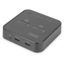 Digitus DA-71545 USB-C™ (USB 3.2 Gen 2) M.2 PCIe NVMe, M.2 dokovací stanice pro pevný disk s funkcí klonování