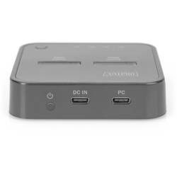 Digitus DA-71545 USB-C™ (USB 3.2 Gen 2) M.2 PCIe NVMe, M.2 dokovací stanice pro pevný disk s funkcí klonování
