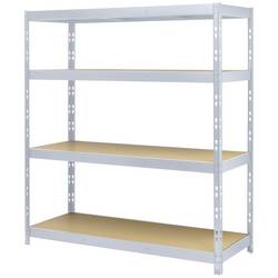 TOOLCRAFT TO-8701227 základní modul upínacího regálu , (š x v x h) 1.6 x 1.8 x 60 m, kov, MDF, stříbrná