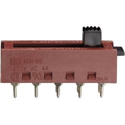 Arcolectric (Bulgin Ltd.) X24200AAAA X24200AAAA posuvný přepínač 250 V/AC 10 A 2x zap/zap/zap/zap 1 ks