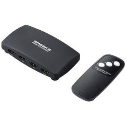 SpeaKa Professional SP-HDS-200 3 porty HDMI přepínač s dálkovým ovládáním UHD 8K @ 60 Hz, UHD 4K @ 120 Hz