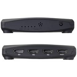 SpeaKa Professional SP-HDS-200 3 porty HDMI přepínač s dálkovým ovládáním UHD 8K @ 60 Hz, UHD 4K @ 120 Hz