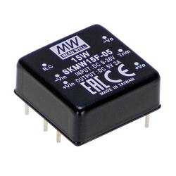 MEAN WELL SKMW15G-12 DC/DC měnič napětí do DPS 1.25 A 15 W Počet výstupů: 1 x Obsah 1 ks