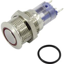 TRU COMPONENTS LAS2GQF-11ZE/B/12V/N/P, 701791 tlačítkový spínač antivandal, 16 mm, 250 V/AC, 3 A, 1 ks