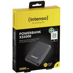 Intenso XS5000 powerbanka Li-Pol, 5000 mAh, černá, Indikátor stavu