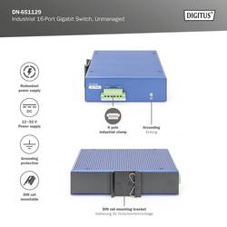 Digitus DN-651129 DN-651129 průmyslový ethernetový switch 16 portů 10 / 100 / 1000 MBit/s