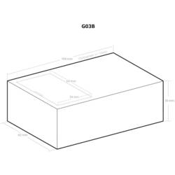 Kemo G03B univerzální pouzdro 104 x 62 x 30 plast černá 1 ks