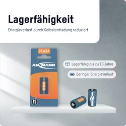 Ansmann CR123 fotobaterie CR-123A lithiová 1375 mAh 3 V 1 ks