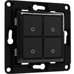 Shelly Shelly Wall switch 4 - black Shelly nástěnný vypínač