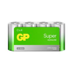 GP Super baterie malé mono C alkalicko-manganová 1.5 V 4 ks