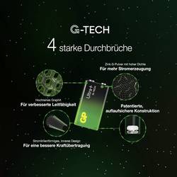 GP Ultra Plus baterie 9 V alkalicko-manganová 9 V 1 ks