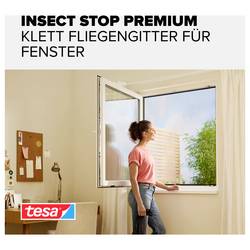 Síť proti hmyzu do oken tesa COMFORT, (š x v) 1300 mm x 1300 mm, bílá, 1 ks