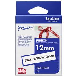etikety Brother TZe, TZ TZe-R231 Barva pásky: bílá Barva písma:černá 12 mm 4 m