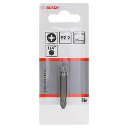 Bosch Accessories 2607001742 oboustranný bit (sada) Pohon (šroubovák): 1/4 (6,3 mm) Typ zakončení: křížový PZ PZ 2 45 mm